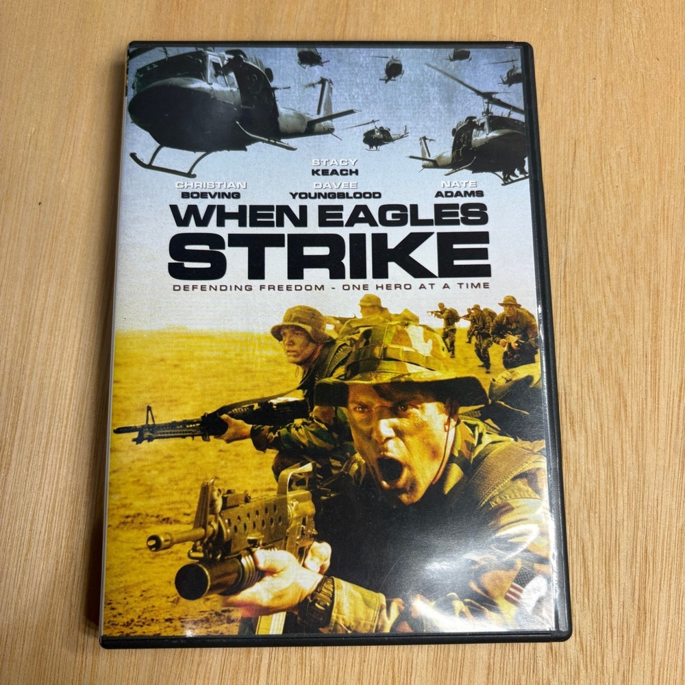 When Eagles Strike DVD 2003 Christian Boeving Stacy Keach Action War Movie